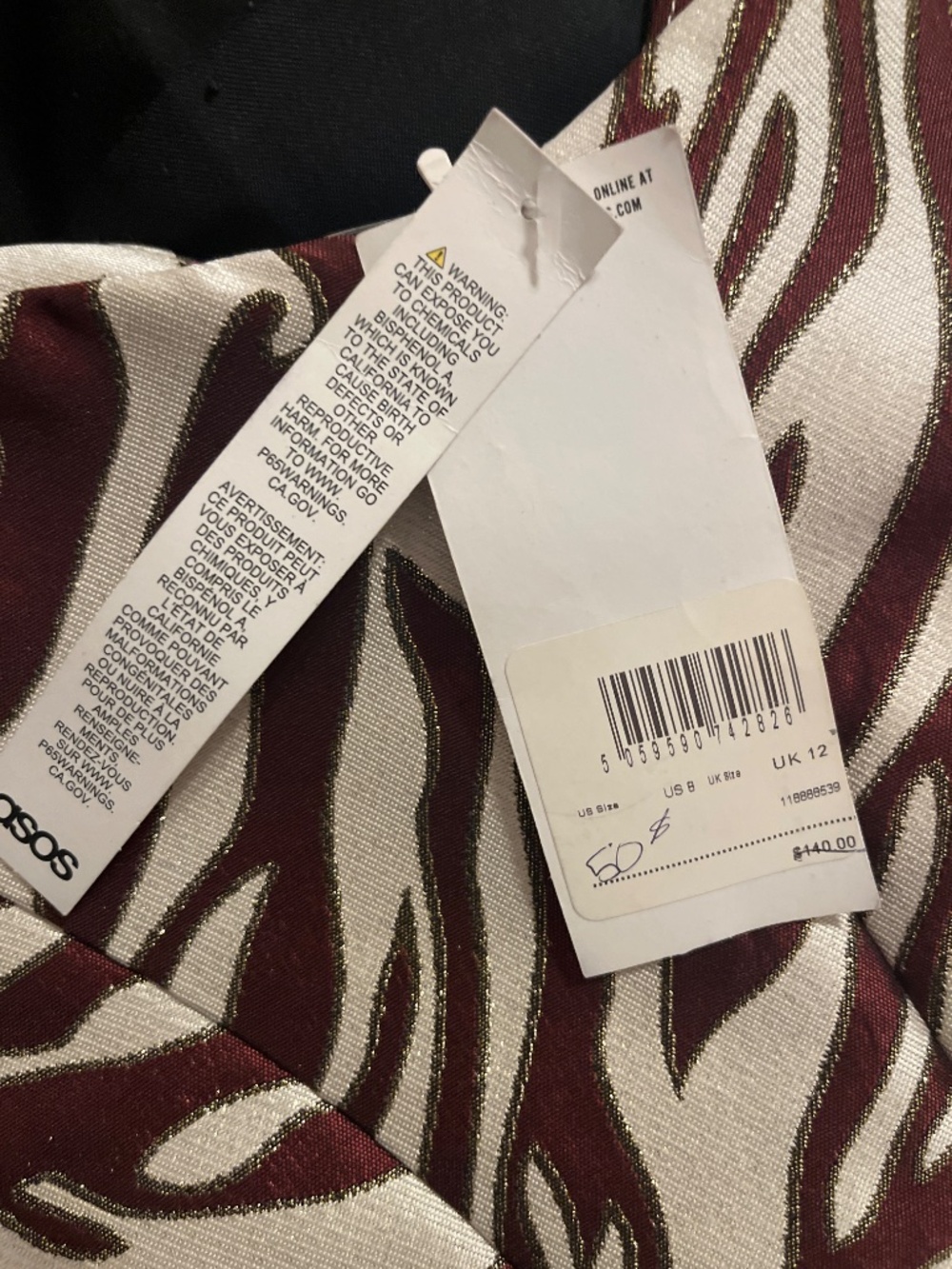 ASOS Zebra Print Dress - Picture 5 of 6